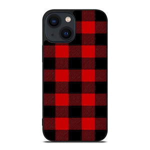 LUMBERJACK TARTAN PATTERN iPhone 14 Plus Case Cover
