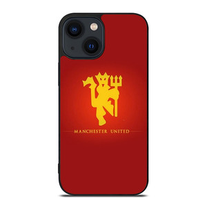 MANCHESTER UNITED DEVIL SYMBOL iPhone 14 Plus Case Cover MANCHESTER UNITED DEVIL SYMBOL iPhone 14 Plus Case Cover