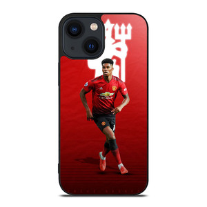 MANCHESTER UNITED MARCUS RAHFORD iPhone 14 Plus Case Cover MANCHESTER UNITED MARCUS RAHFORD iPhone 14 Plus Case Cover