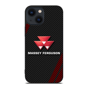 MASSEY FERGUSON CARBON LOGO iPhone 14 Plus Case Cover