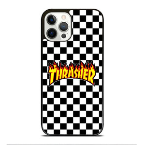 THRASHER CHECKERBOARD iPhone 12 Pro Case Cover THRASHER CHECKERBOARD iPhone 12 Pro Case Cover
