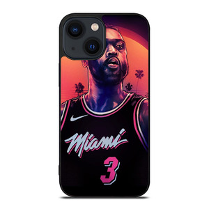 MIAMI HEAT DWYANE WADE 3 NBA iPhone 14 Plus Case Cover MIAMI HEAT DWYANE WADE 3 NBA iPhone 14 Plus Case Cover