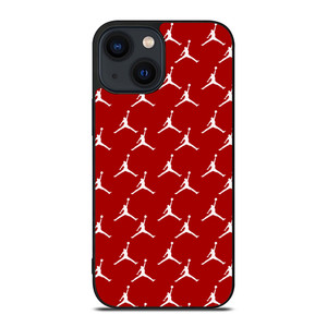 MICHAEL JORDAN SYMBOL RED PATTERN iPhone 14 Plus Case Cover MICHAEL JORDAN SYMBOL RED PATTERN iPhone 14 Plus Case Cover