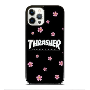 THRASHER SAKURA FLOWER iPhone 12 Pro Case Cover THRASHER SAKURA FLOWER iPhone 12 Pro Case Cover
