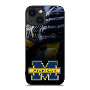 MICHIGAN WOLVERINES JERSEY GLOVES iPhone 14 Plus Case Cover