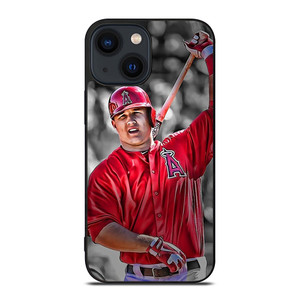MIKE TROUT BASEBALL LOS ANGELES ANGELS iPhone 14 Plus Case Cover
