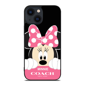 MINNIE MOUSE PINK COACH NEW YORK iPhone 14 Plus Case Cover MINNIE MOUSE PINK COACH NEW YORK iPhone 14 Plus Case Cover