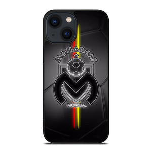 MONARCAS MORELIA BLACK LOGO iPhone 14 Plus Case Cover MONARCAS MORELIA BLACK LOGO iPhone 14 Plus Case Cover