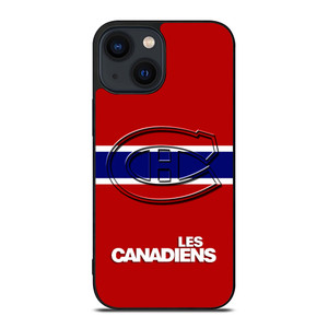 MONTREAL LES CANADIENS STRIPED LOGO iPhone 14 Plus Case Cover MONTREAL LES CANADIENS STRIPED LOGO iPhone 14 Plus Case Cover