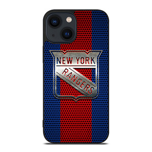 NEW YORK RANGERS LOGO METAL iPhone 14 Plus Case Cover