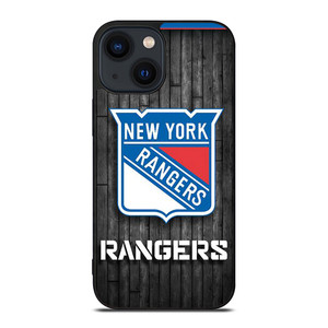 NEW YORK RANGERS WOODEN LOGO iPhone 14 Plus Case Cover