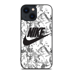 NIKE CAMO LOGO iPhone 14 Plus Case Cover