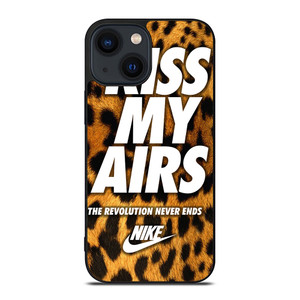 NIKE KISS MY AIRS LEOPARD iPhone 14 Plus Case Cover NIKE KISS MY AIRS LEOPARD iPhone 14 Plus Case Cover