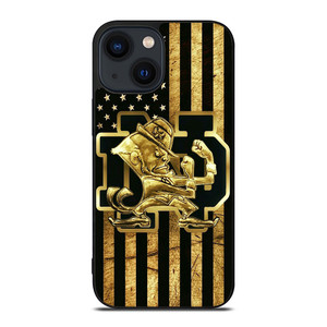 NOTRE DAME FIGHTING IRISH GOLD iPhone 14 Plus Case Cover NOTRE DAME FIGHTING IRISH GOLD iPhone 14 Plus Case Cover