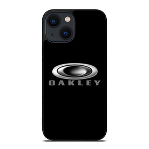 OAKLEY BLACK LOGO iPhone 14 Plus Case Cover