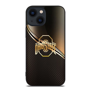 OHIO STATE FOOTBALL GOLD LOGO iPhone 14 Plus Case Cover