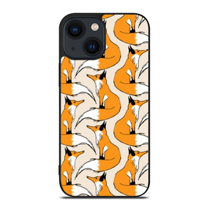 ORANGE FOX PATTERN iPhone 14 Plus Case Cover ORANGE FOX PATTERN iPhone 14 Plus Case Cover