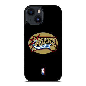 PHILADELPHIA 76ERS NBA GOLD LOGO iPhone 14 Plus Case Cover