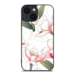PINK ORCHID FLOWER iPhone 14 Plus Case Cover