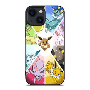 POKEMON ALL EEVEE iPhone 14 Plus Case Cover POKEMON ALL EEVEE iPhone 14 Plus Case Cover