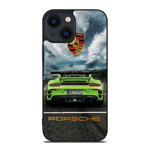 PORSCHE LOGO GREEN CAR iPhone 14 Plus Case Cover PORSCHE LOGO GREEN CAR iPhone 14 Plus Case Cover