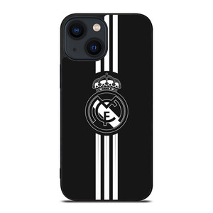 REAL MADRID FC BLACK LOGO iPhone 14 Plus Case Cover