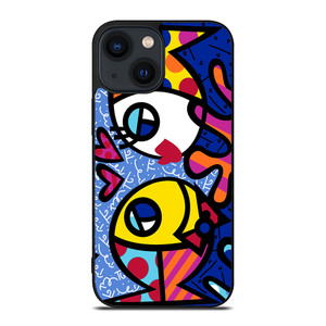 ROMERO BRITTO FISH LOVE iPhone 14 Plus Case Cover ROMERO BRITTO FISH LOVE iPhone 14 Plus Case Cover