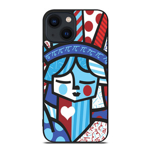 ROMERO BRITTO LIBERTY iPhone 14 Plus Case Cover ROMERO BRITTO LIBERTY iPhone 14 Plus Case Cover