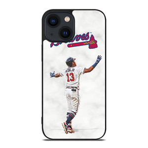 RONALD ACUNA JR MARBLE ATLANTA BRAVES iPhone 14 Plus Case Cover