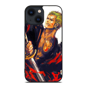 RORONOA ZORO ONE PIECE ART iPhone 14 Plus Case Cover