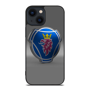 SCANIA TRUCK SAAB 3D LOGO iPhone 14 Plus Case Cover