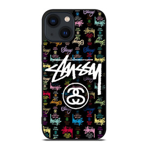 STUSSY COLLAGE LOGO iPhone 14 Plus Case Cover