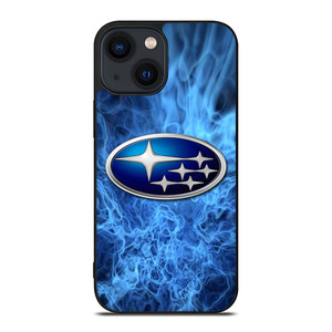 SUBARU BLUE FIRE LOGO iPhone 14 Plus Case Cover SUBARU BLUE FIRE LOGO iPhone 14 Plus Case Cover