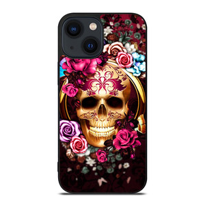 SUGAR SKULL FLOWER 2 iPhone 14 Plus Case Cover SUGAR SKULL FLOWER 2 iPhone 14 Plus Case Cover