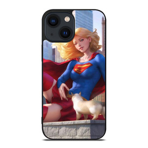 SUPERGIRL DC CARTOON iPhone 14 Plus Case Cover SUPERGIRL DC CARTOON iPhone 14 Plus Case Cover