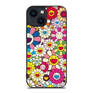 TAKASHI MURAKAMI FLOWERS COLLAGE iPhone 14 Plus Case Cover TAKASHI MURAKAMI FLOWERS COLLAGE iPhone 14 Plus Case Cover