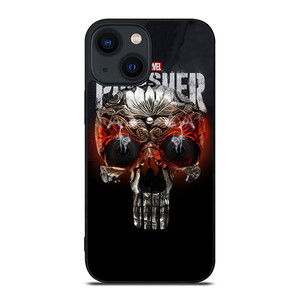 THE PUNISHER SKULL MARVEL iPhone 14 Plus Case Cover THE PUNISHER SKULL MARVEL iPhone 14 Plus Case Cover