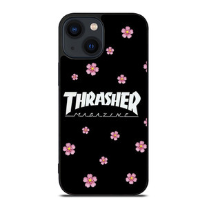 THRASHER SAKURA FLOWER iPhone 14 Plus Case Cover THRASHER SAKURA FLOWER iPhone 14 Plus Case Cover