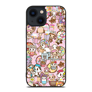 TOKIDOKI DONUTELLA COLLAGE iPhone 14 Plus Case Cover TOKIDOKI DONUTELLA COLLAGE iPhone 14 Plus Case Cover