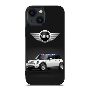UNION JACK BLUE MINI COPER CAR iPhone 14 Plus Case Cover
