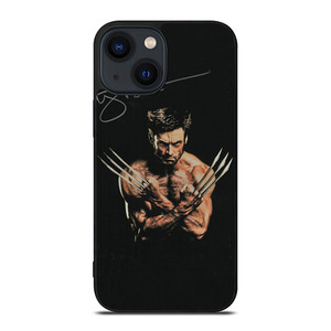 WOLVERINE LOGAN MARVEL SIGNATURE iPhone 14 Plus Case Cover WOLVERINE LOGAN MARVEL SIGNATURE iPhone 14 Plus Case Cover