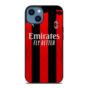 AC MILAN 2020 HOME JERSEY iPhone 14 Case Cover AC MILAN 2020 HOME JERSEY iPhone 14 Case Cover