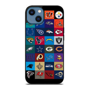 ALL NFL FOOTBALL TEAM iPhone 14 Case Cover