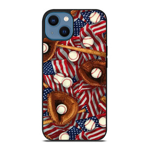 AMERICAN BASEBALL ABSTRACT iPhone 14 Case Cover