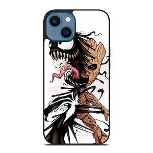 BABY GROOT AND VENOM iPhone 14 Case Cover