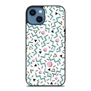 BACK TO 80S PATTERN iPhone 14 Case Cover
