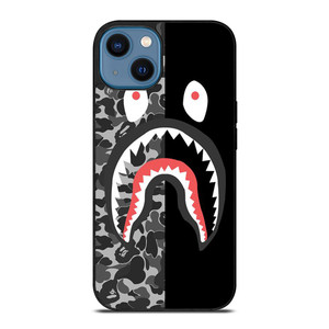 BAPE SHARK CAMO iPhone 14 Case Cover