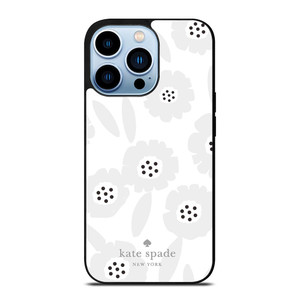 KATE SPADE GREY FLOWER iPhone 13 Pro Max Case Cover