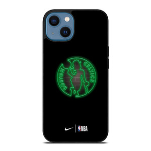 BOSTON CELTICS NEON NIKE NBA iPhone 14 Case Cover