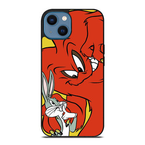 BUGS BUNNY AND GOSSAMER RED iPhone 14 Case Cover BUGS BUNNY AND GOSSAMER RED iPhone 14 Case Cover